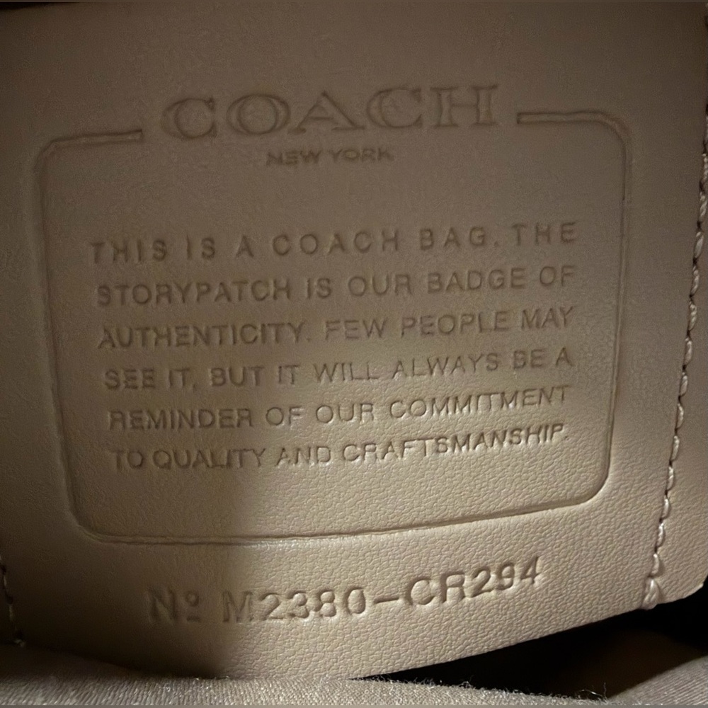 Coach West Pack Checkerboard Sling Bag - Picture 14 of 14